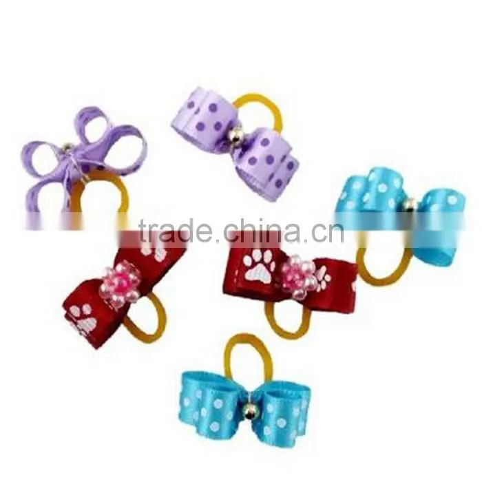 SMALL PET GROOMING PRODUCTS HAIR BOWS RIBBON DOG CAT