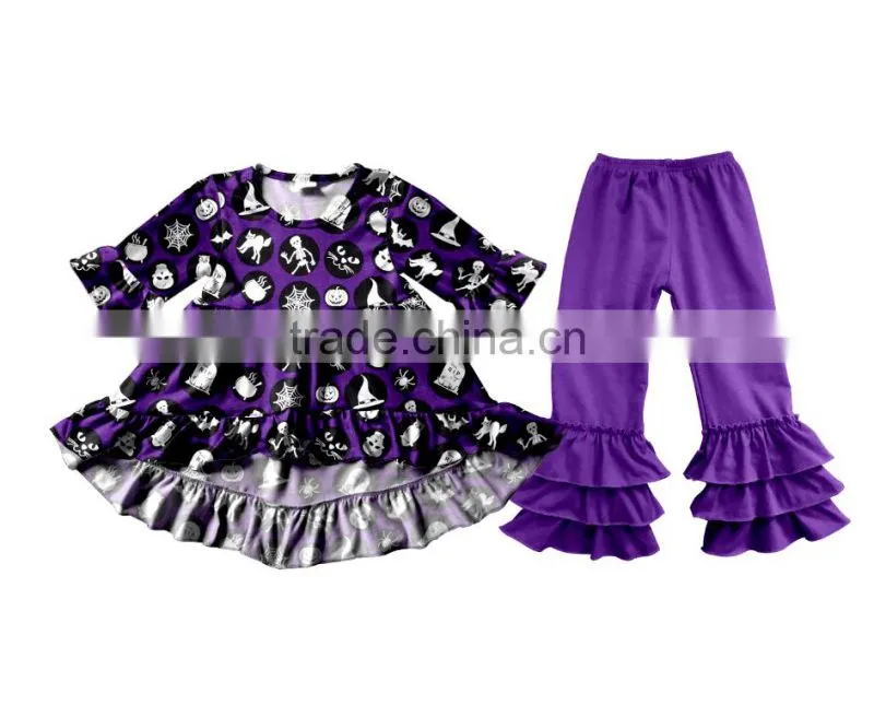 Boya Fashion Halloween baby girls clothes sets wholesale toddler clothing girls dress names with pictures