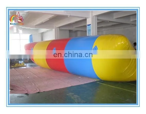 Factory price inflatable water blob jump,inflatable water catapult blob,inflatable water trampoline blob for sale