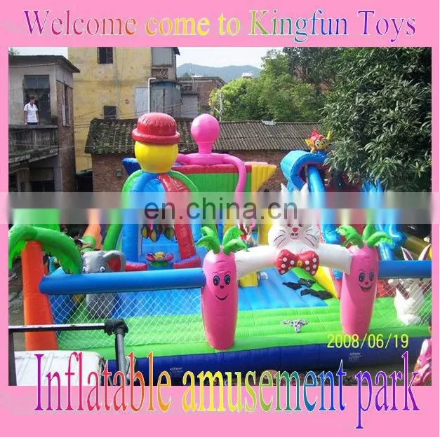Sale lovely rabbit inflatable fun city playground