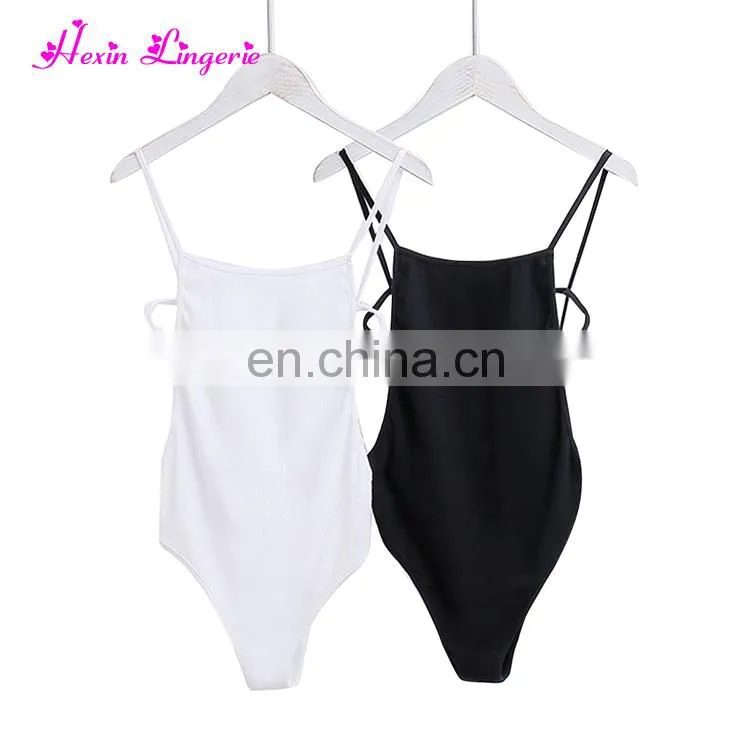 Fast Delivery white harness sleeveless romper women bodycon sexy jumpsuits