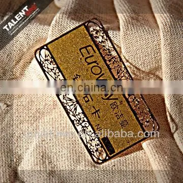 custom company membership metal Gold Card