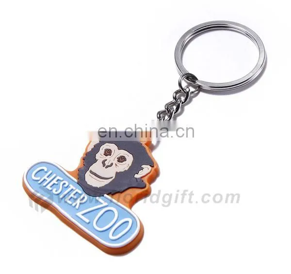 Factory direct soft beautifull pvc keychainfor promotion gift