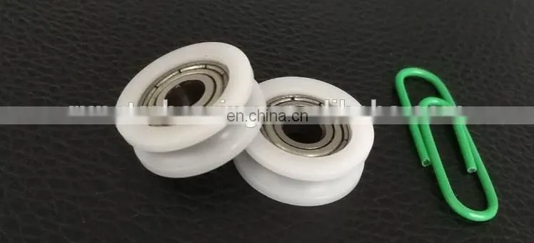 polyurethane pulley PU rubber coated bearing 695ZZ PU0517-6 U Coated Bearing