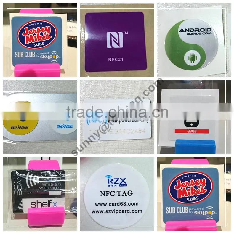 High quality Low cost NFC wet inlay with smart RFID chip