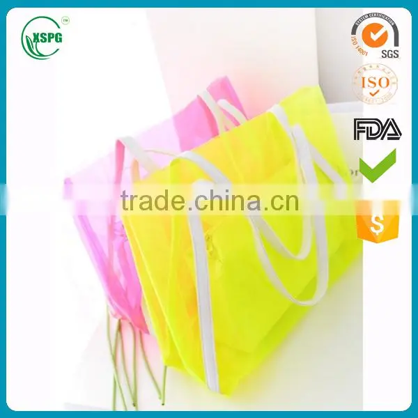 Colorful Pvc Plastic Bag with Handles