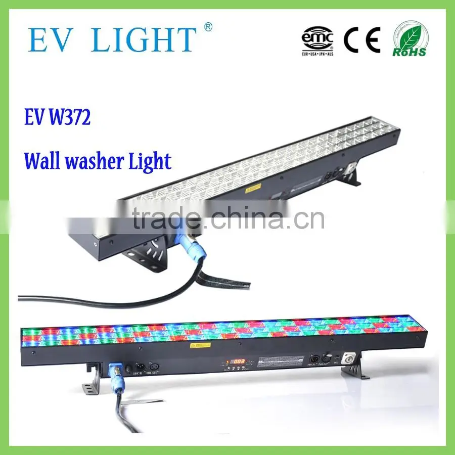 72pcs*3w DMX RGB Led Wall Washer for indoor
