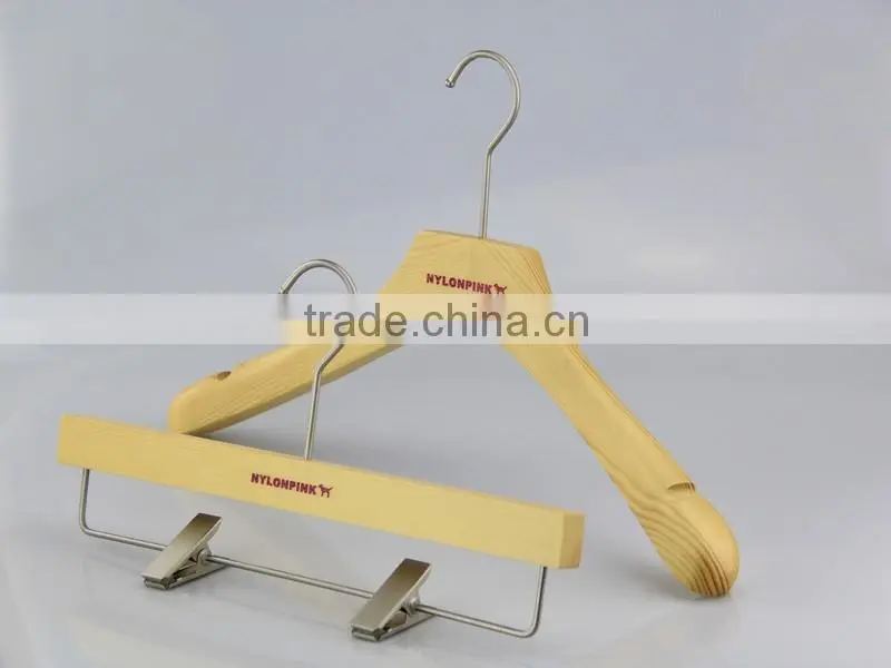 matched sets wooden hanger custom wooden hanger with long hook