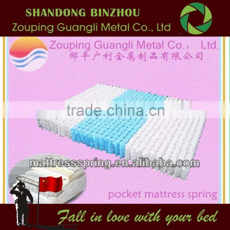 China manufacturer high carbon steel wire rod Pocket spring for mattress haiti