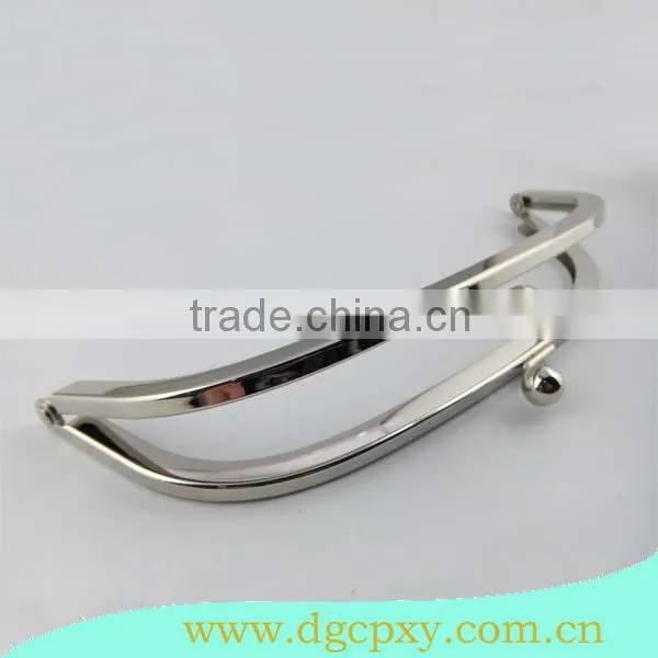 beautiful shiny glue in metal clasp for purse