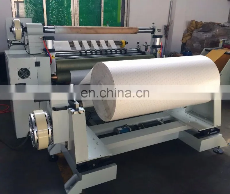 jumbo roll to small roll paper converting equipment slitting machine