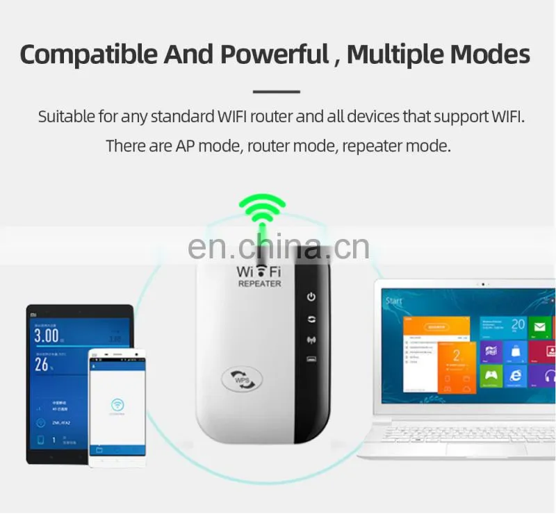 Lyngou LG3190 300mbps Range Expander Wi-Fi Signal Amplifier Wireless Wifi Repeater Signal Antennas Booster