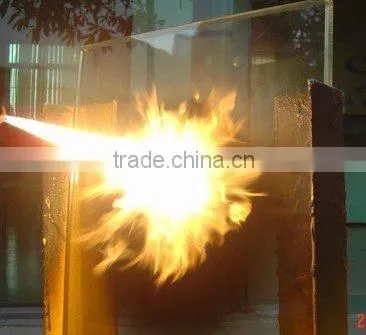 fire proof glass for fire places with BS476/UL