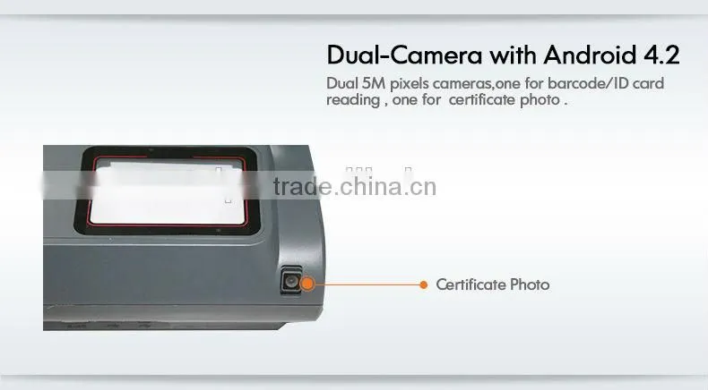 China TPS550 with camera, 1D/2D Barcode Scanner, Finger Printer wcdma/wifi/etherent nfc programmable android eft pos machine