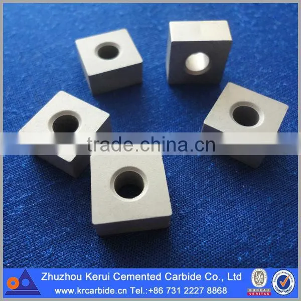 Tungsten carbide insert for cutting marble in stone block production
