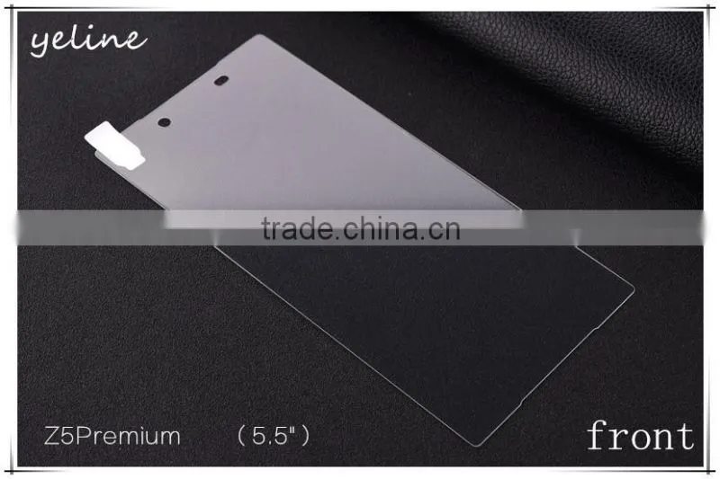 Anti burst mobile phone tempered glass screen protector for Sony xperia z5