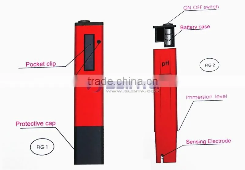 Portable Digital PH Meter Price Good Pen Type PH-009 PH-107