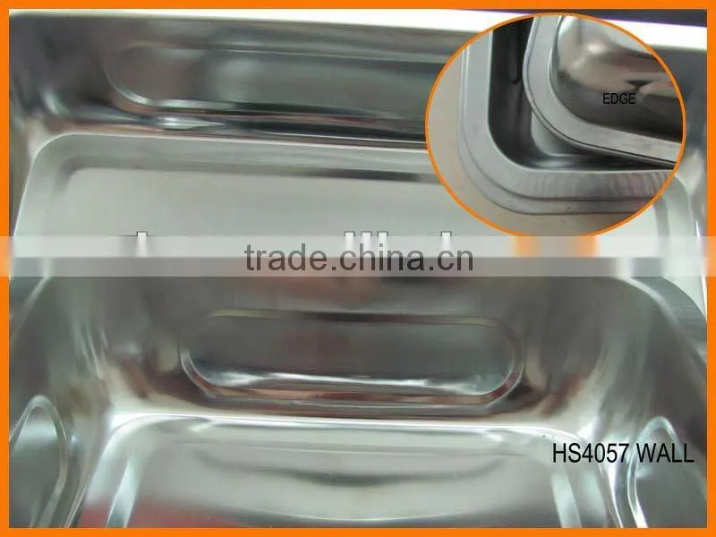 HS4067 Stainless Steel Square Tray, 7cm Height Baking Tray and Serving Tray