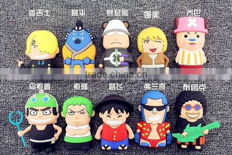 2016 Best Gift Model 2600mAh Portable One Piece Cartoon Power Bank, Mobile bank 2600mAh, cartoon mobile charger