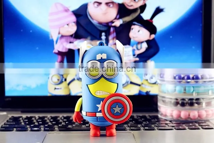 (Hot Sale) High Quality Cartoon Power Bank Despicable Me Design Mini Power Bank cute silicone power charger