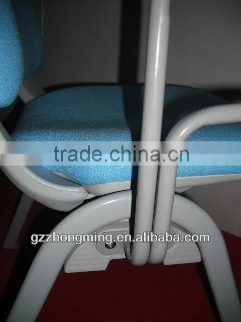 New Design Fabric Student Chair With Writing Tablet Student Writing Chair Modern School Chair BY-127C