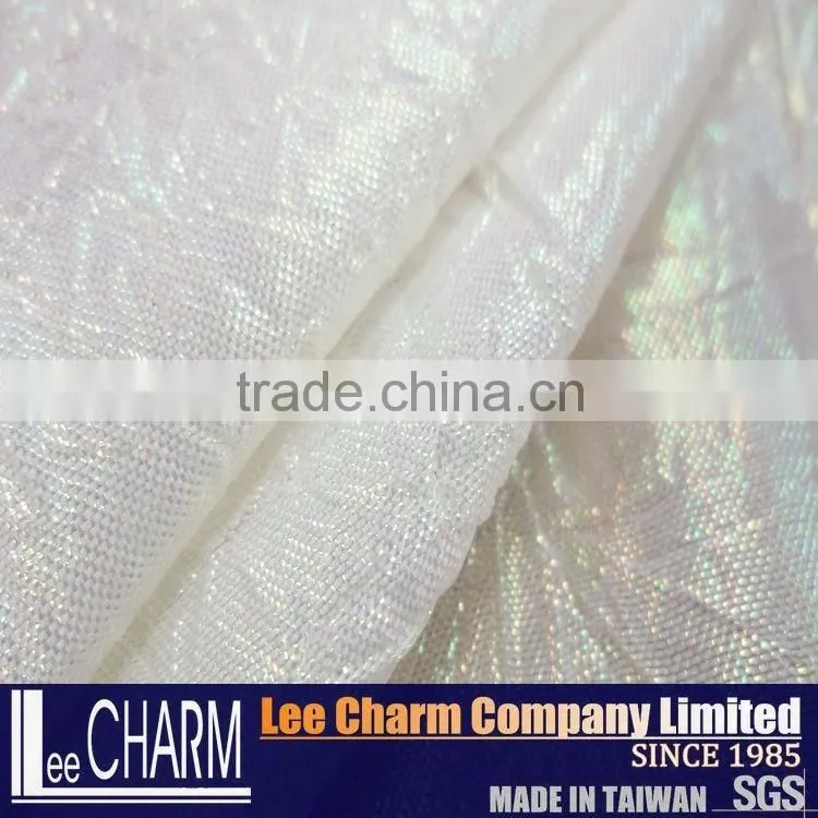 100% Polyester Metallic Luster Textile Fabric