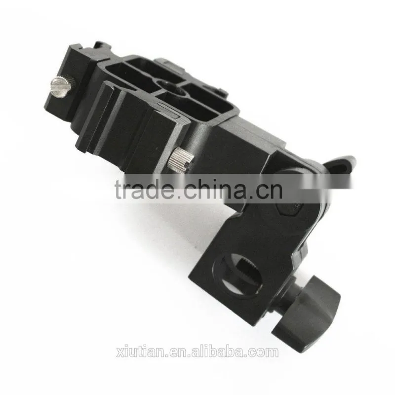Professional 3 Way Flash Shoe Bracket/Umbrella Holder Light Three Hot Shoe Stand Mount