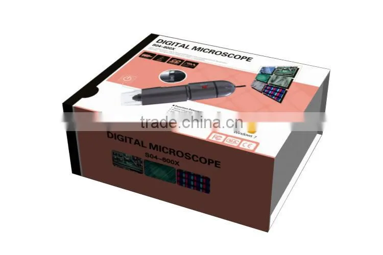 Shenzhen factory wholesale 600 times USB Portable Digital Microscope manufacturers
