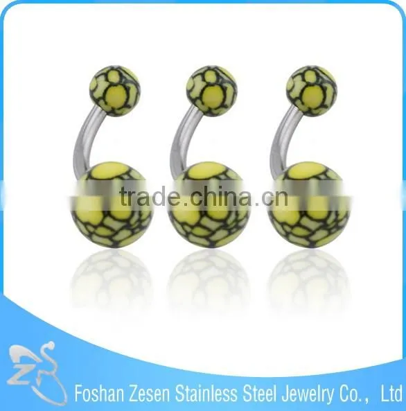 Body Jewelry Type Dark Lot Leaf Belly Ring Piercing Belly Button