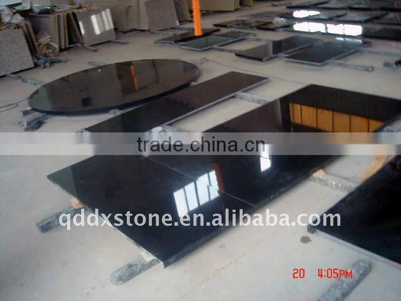 Chinese mongolia black granite countertop