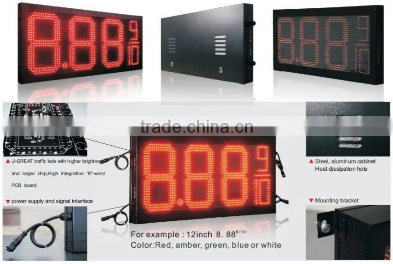 LED Digital Gas Price Sign for Gas Station