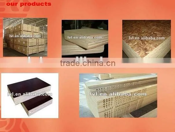 OSB in packaging grade and construction grade