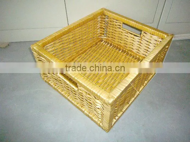 new style honey willow wicker storage basket