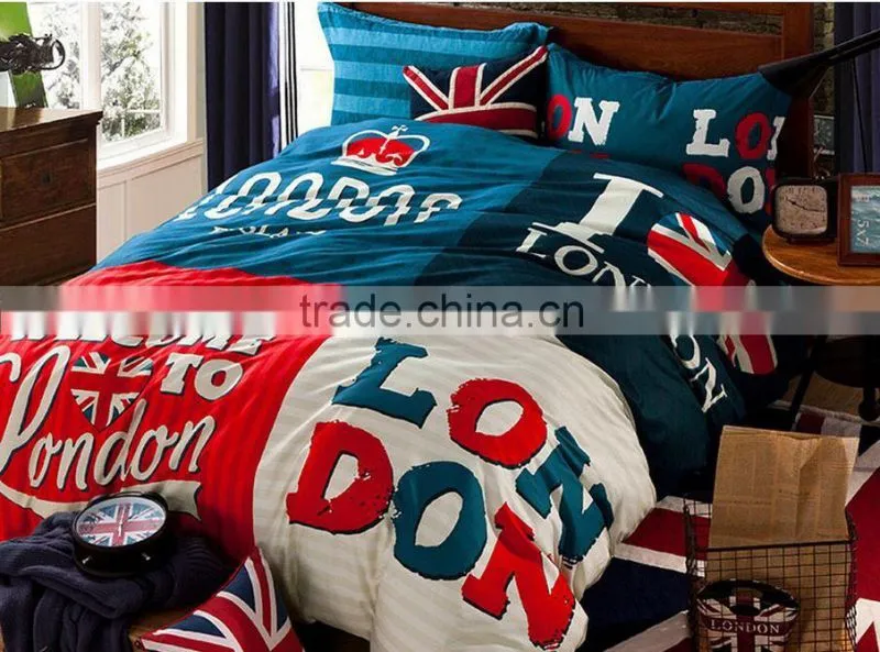China best selling products home textile 3d bed cover set