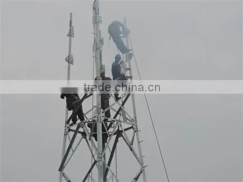 Self supporting galvanized guard steel towers
