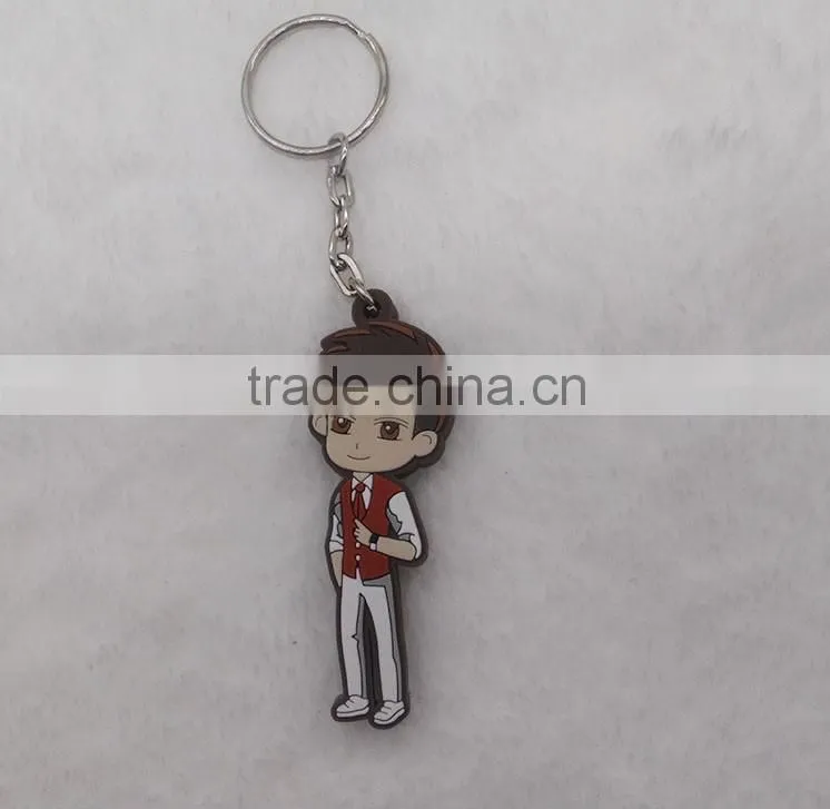 Custom Design Rubber Keychain / Key Rings
