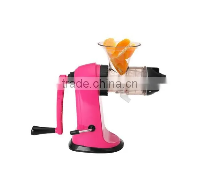 PP+ABS+S/S 30*30*12 Hot sale manual orange juicer machine/slow juicer/vegetable juicer