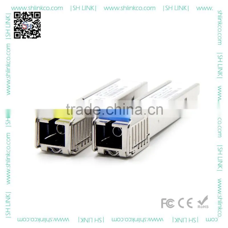 WDM 1000Base SM 1.25G 40km SFP Transceiver bidirectional optical module