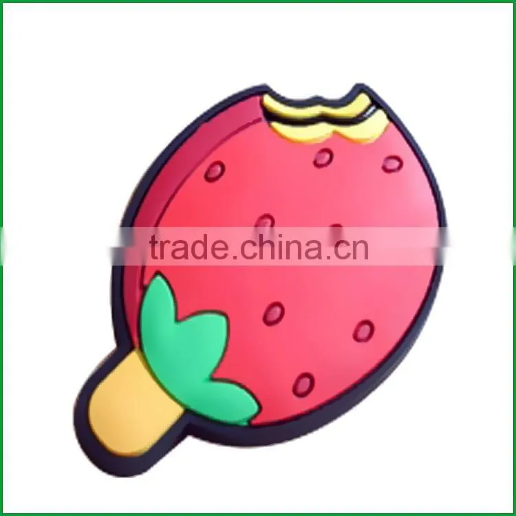 Lovely soft pvc smiling face design fridge sticker