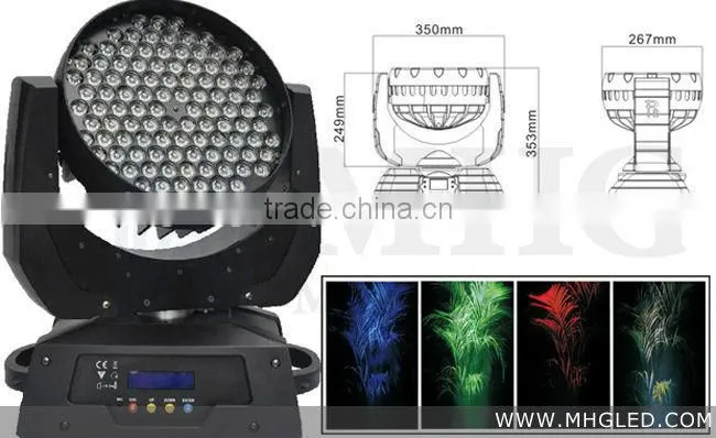 108*3w rotating led moving head light