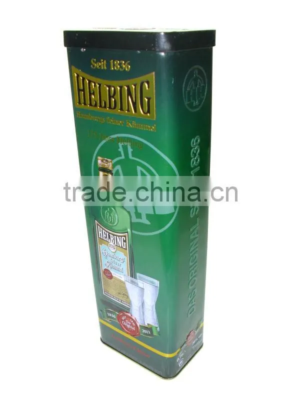 promotional wine packaging tin
