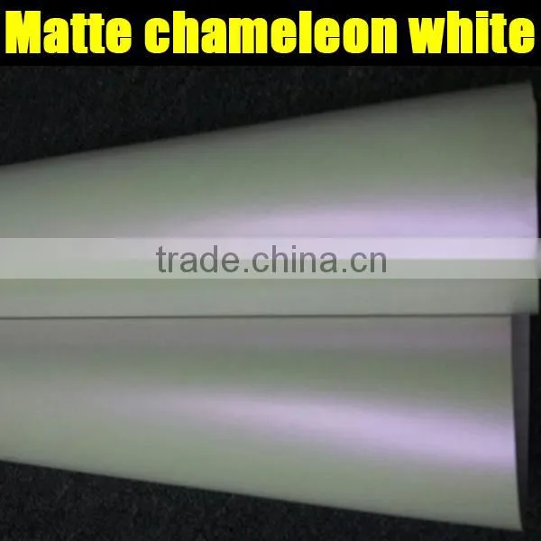 Popular Matte chameleon pearl white to purple with air bubble