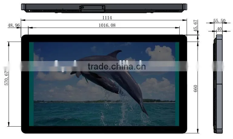 47inch digital signage,wall mounted digital signage,wall mounted display