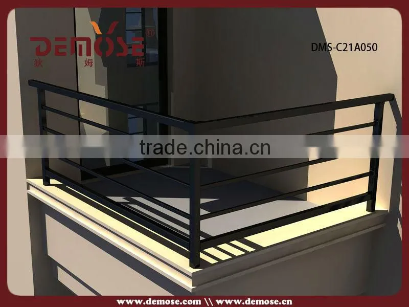 modern aluminum handrail balcony design