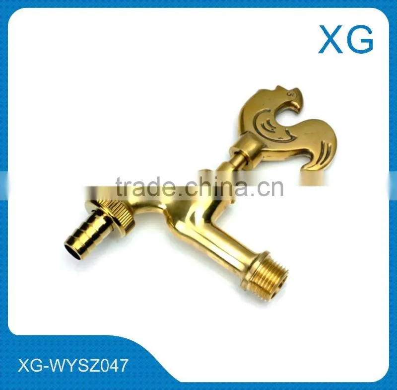 Cheap price brass body brass ball water tap with lock/garden water faucet with lock/Child lockable water bibcock water faucet