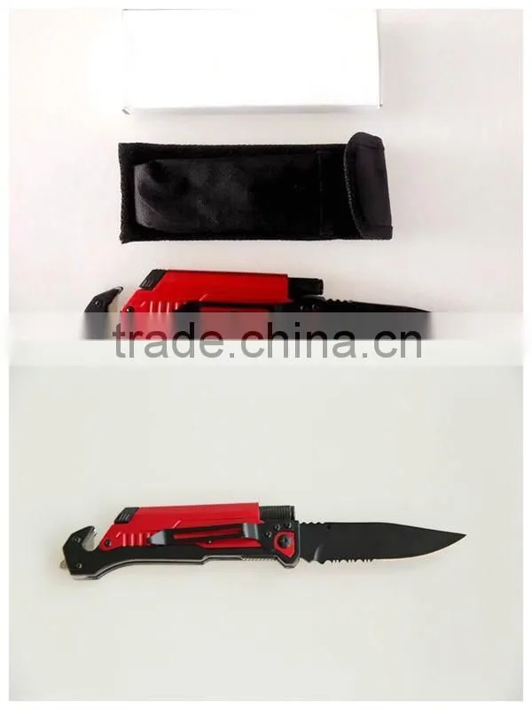 Hot selling camping safty survival knife