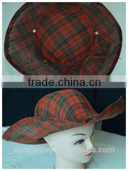 Promotion Wide Brim Beach Hat for Girls/Good quality Paper straw beach hat