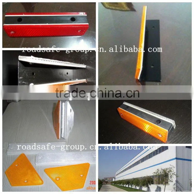 2015 hotsale flexible delineator/ reflective warning sign/ EVA spring post