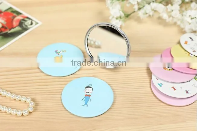 2016 hot sale fashion tin mirror /metal mirror for promotion gifts