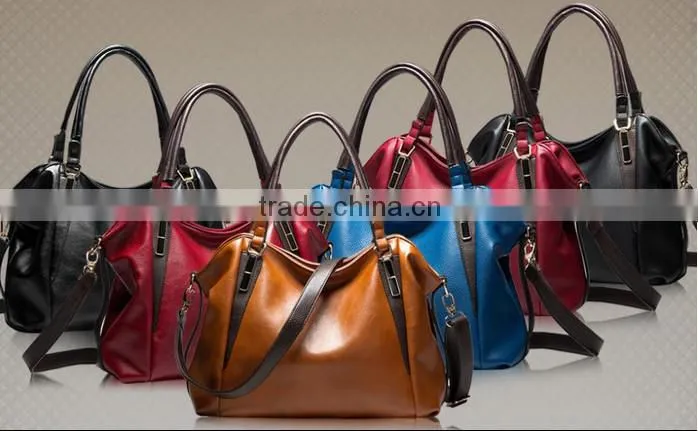 2015 Fashion Trend Genuine Leather Women Handbag Wholesale